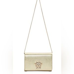 Versace Gold Medusa Chain Shoulder Bag/ Clutch